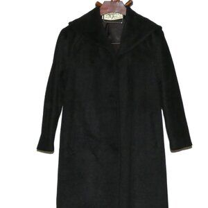 Vintage Lilli Ann black cowl collar coat